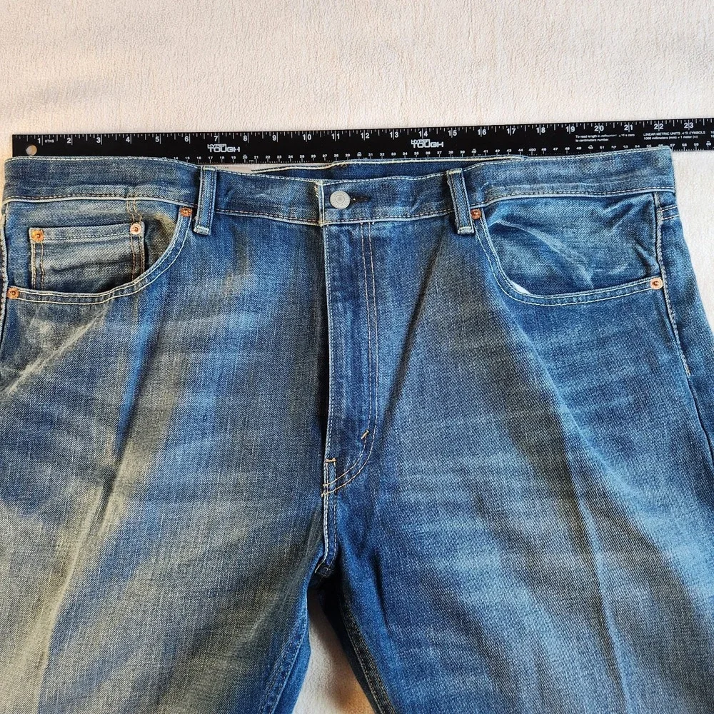 LEVI'S 559‎ Relaxed Straight Fit Jeans Mens 42 x 36 Blue Denim Big & Tall NEW